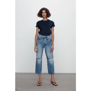 ZARA ZW THE BLISS STRAIGHT JEANS